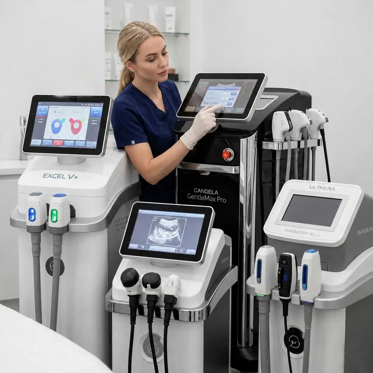 AML Laser Academy medical aesthetic and cosmetic laser equipment used for professional training