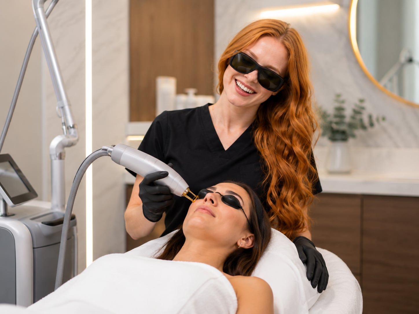 Detroit laser facial treatment in a professional medical spa setting